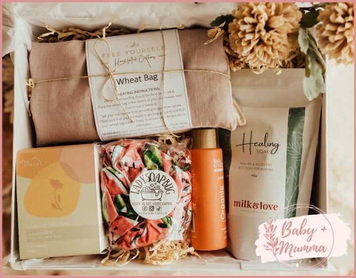 Hamper pack of products for mother and baby 