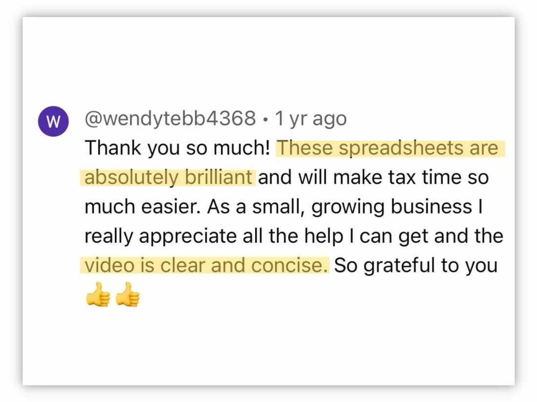 Review - these spreadsheets are absolutely brilliant